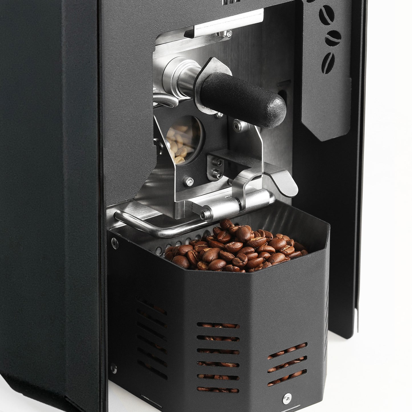 Kaleido Sniper M1S Electric Heating Professional Coffee Roaster - Dual Temperature Probe, Temperature Control Device-Direct Fire Heating and Hot Air Circulation System(50-200g)