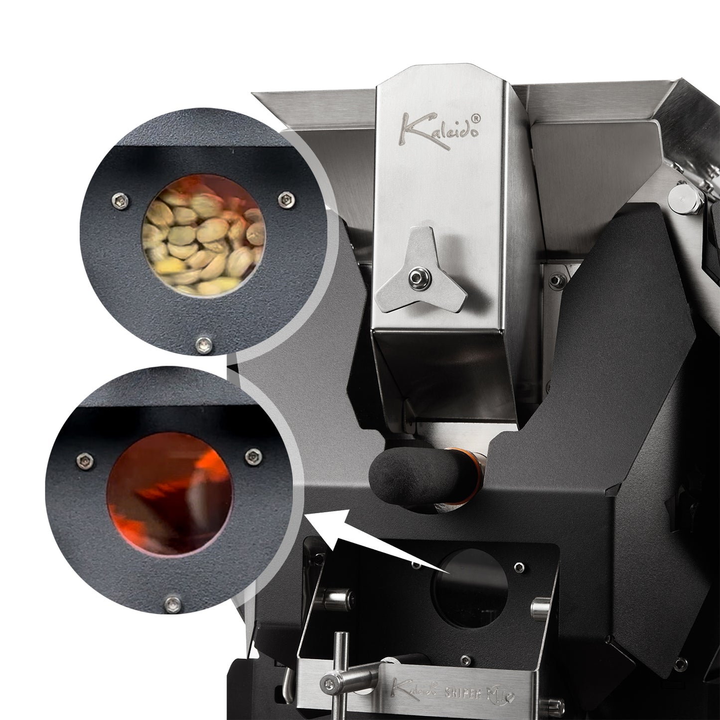 M10S Dual system Electric Heating Coffee Roaster 500-1200g(Kaleido & Artisan System)