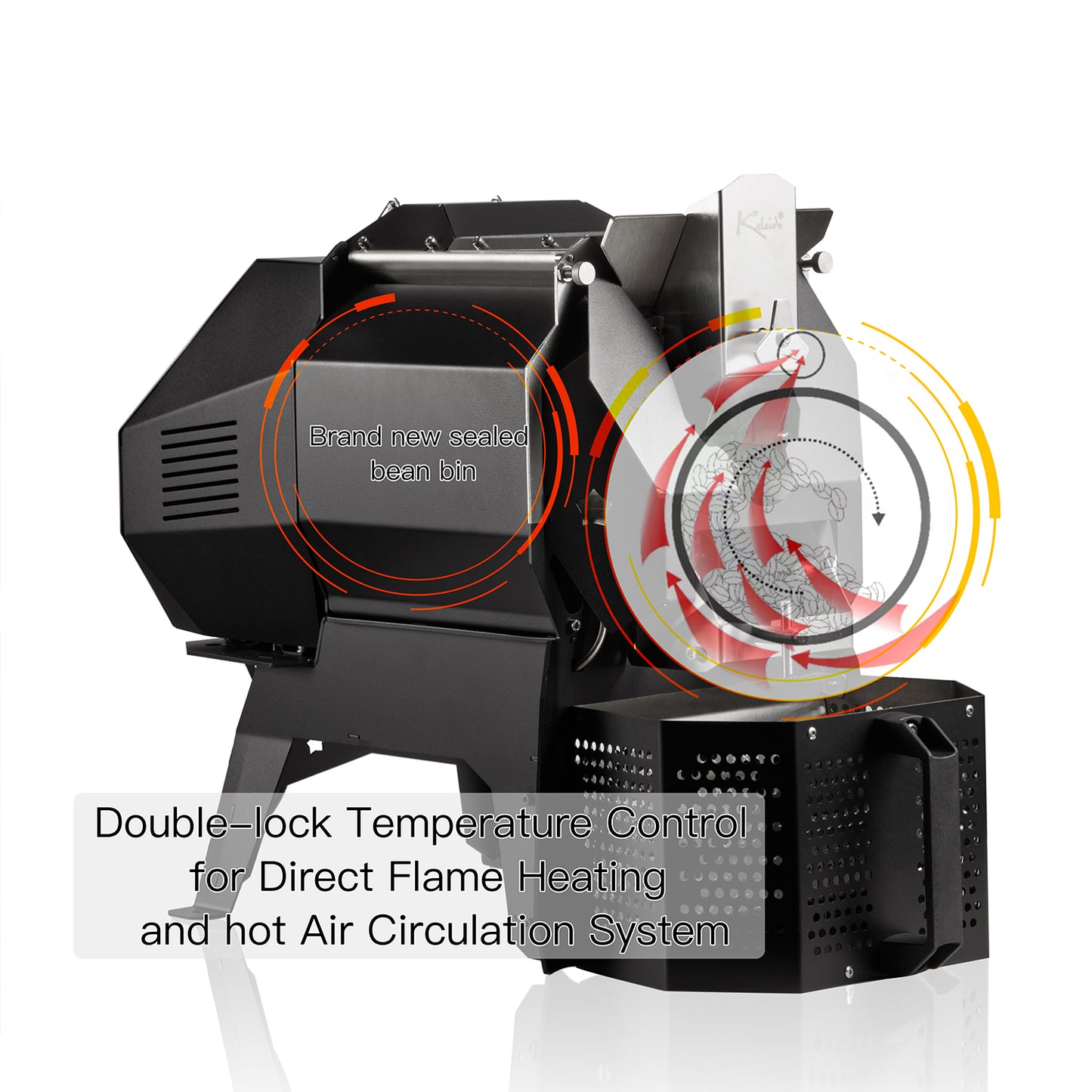 M10S Dual system Electric Heating Coffee Roaster 500-1200g(Kaleido & Artisan System)