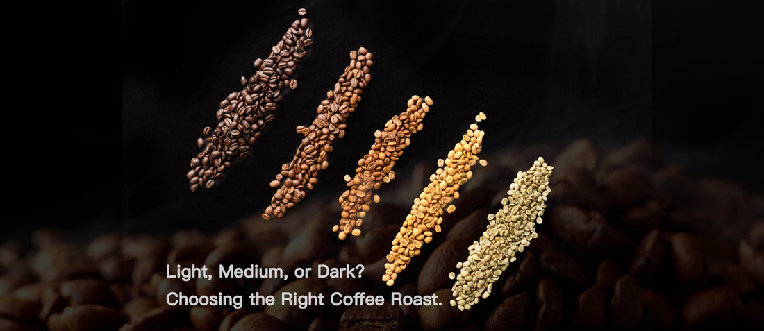 Light, Medium, or Dark? Choosing the Right Coffee Roast.