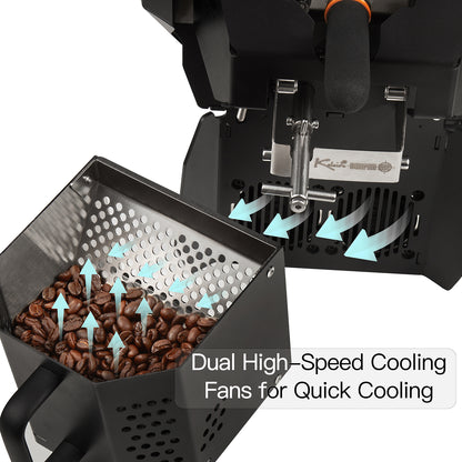 M2S Dual system Electric Heating Coffee Roaster 50-400g（Kaleido & Artisan System)