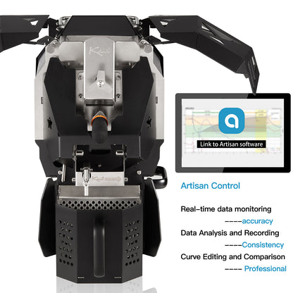 M2S Pro Aquecimento Elétrico Torrador de Café 50-400g（Sistema Artesanal)