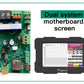 Dual system motherboard and screen